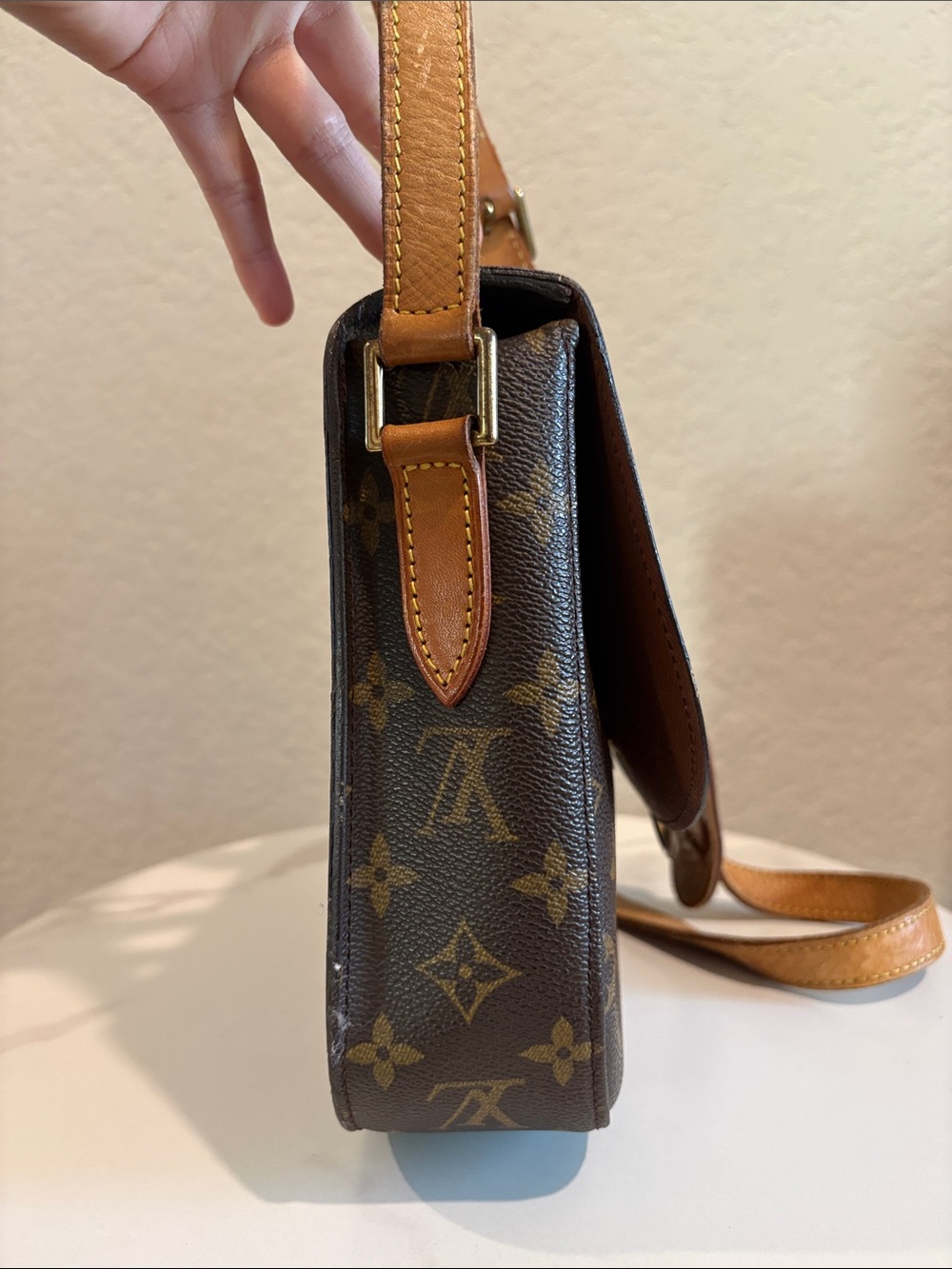 Sold Louis Vuitton TH0927 GM Saint Cloud Brown Monogram Crossbody Bag - Picture 6 of 16